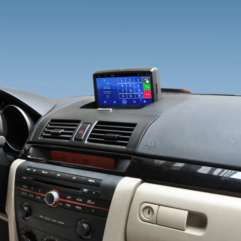 Обновленный Android 7,1 автомобильный Радио плеер подходит для Mazda 3 Автомобильный видео плеер встроенный Wi-Fi gps навигация Bluetooth