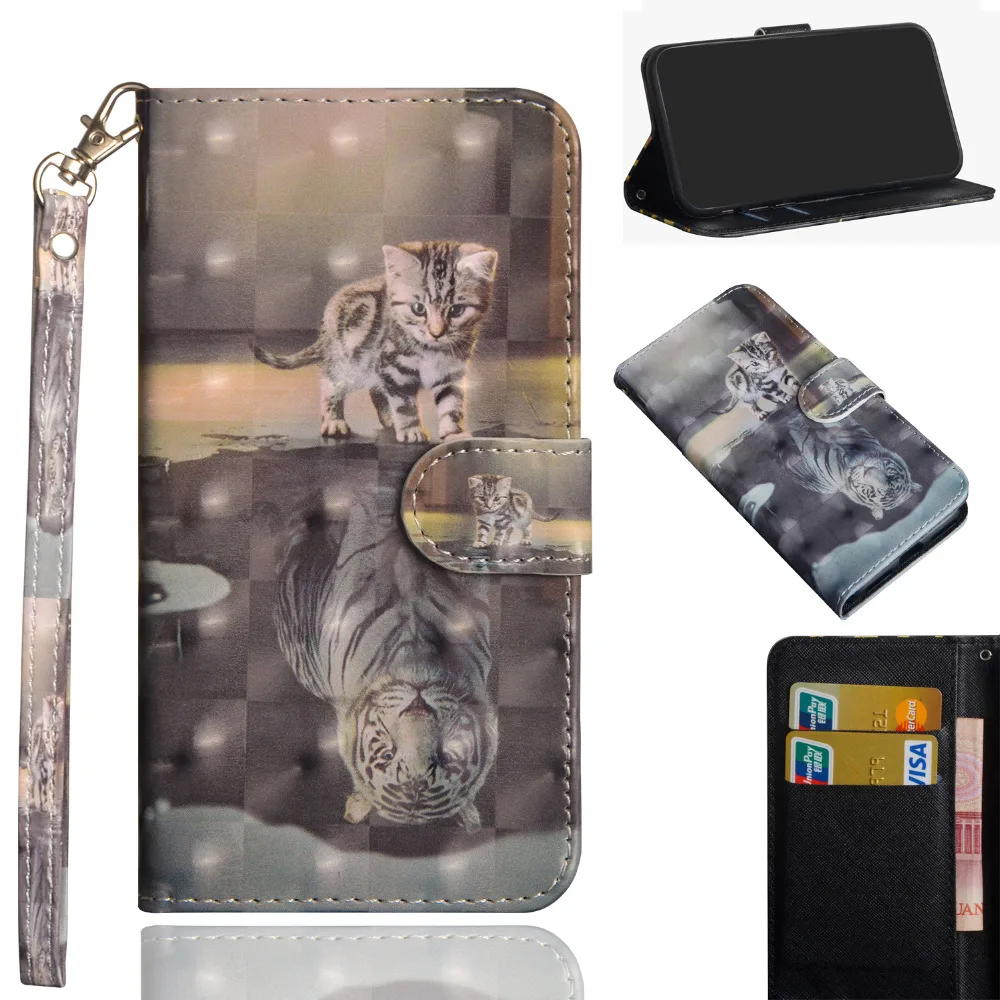 

Luxury Flip Wallet Leather Smartphone Bags Case For LG G6 Mini Q6 Plus Card Slots Holder Stand Cover For LG Q6 Q8 V40 ThinQ Capa