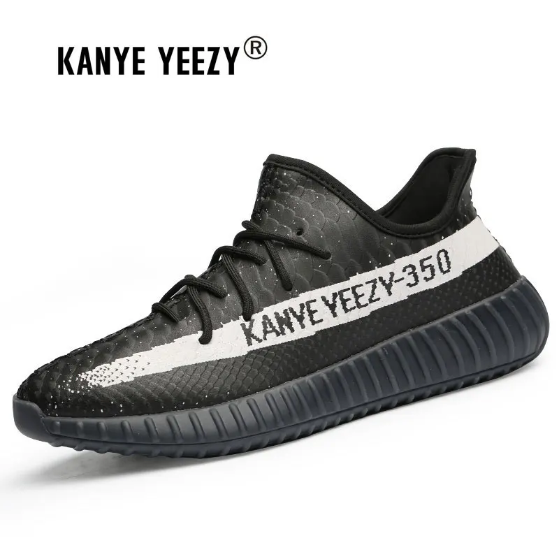 Kanye Yeezy men running shoes 2018 outdoor Microfiber leather Sneakers