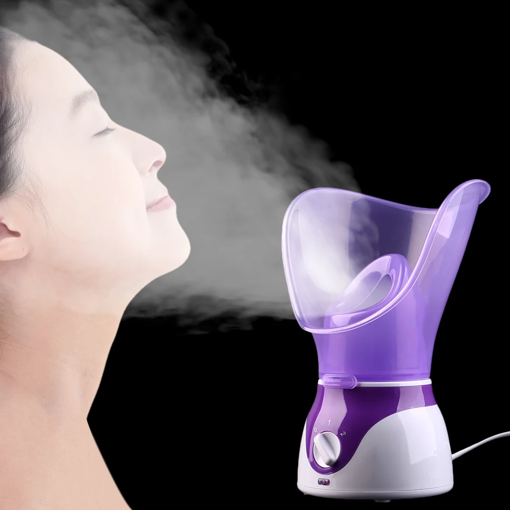 

Sale Deep Cleaning Facial Face Steamer humidifier Facial Spa Sprayer Skin Renewal Refresh Mist Warm Steam US EU plug