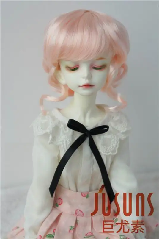 JD261 1/4 MSD химическое мохер кукла парики Updo стиль BJD волос 7-8 дюймов BJD парики