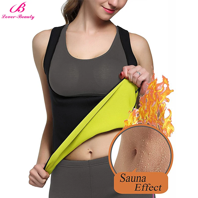 

Lover-Beauty Neoprene Sauna Waist Trainer Corset Vest For Weight Loss Bodysuit Body Shaper Slimming Vest For Women