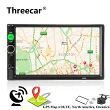 2 din autoradio Car Radio Multimedia Player GPS Navigation Camera Bluetooth MP4 MP5 Stereo Audio Auto Electronic steering-wheel