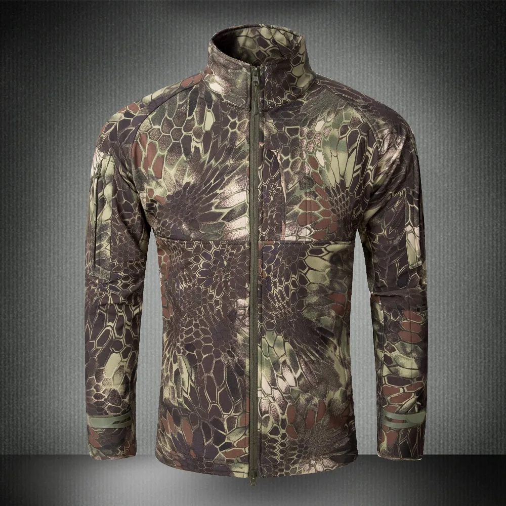 

2016 Camo Duty Softshell Jacket / Military Softshell jacket Mandrake BDU Jacket Law Enforcement Parka