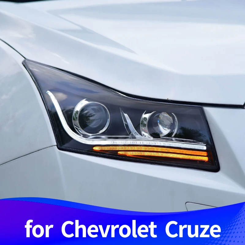

Headlight Assembly for Chevrolet Cruze LED daytime running light LED turn signal xenon low beam