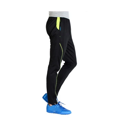 Штаны для футбола, мужские спортивные тренировочные штаны, летние детские штаны для бега, тонкие дышащие, размер XXS-4XL - Цвет: green 803