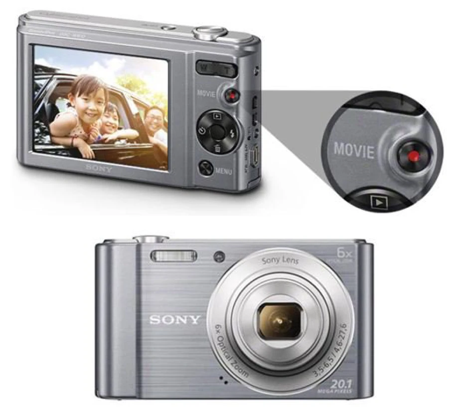 Sony оригинальная цифровая камера sony Cyber Shot DSC-W810 20.1MP