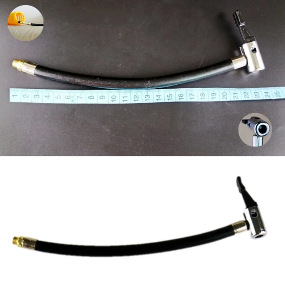 New Bike Bicycle Tyre Hand Air Pump Inflator Extension Accessary
