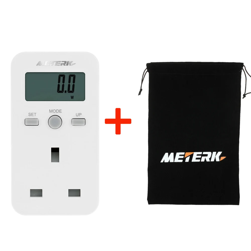 Meterk Plug in Digital Wattmeter LCD watt meter power meter Energy