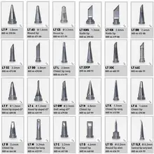 Высокое качество набор паяльных наконечников смешанный 15 шт. бессвинцовый наконечник WELLER LTK, LTO, LTH, LTI, LTA, LTB, LTC, LTD, LTKN, Litu ПАЯЛЬНЫЕ НАКОНЕЧНИКИ