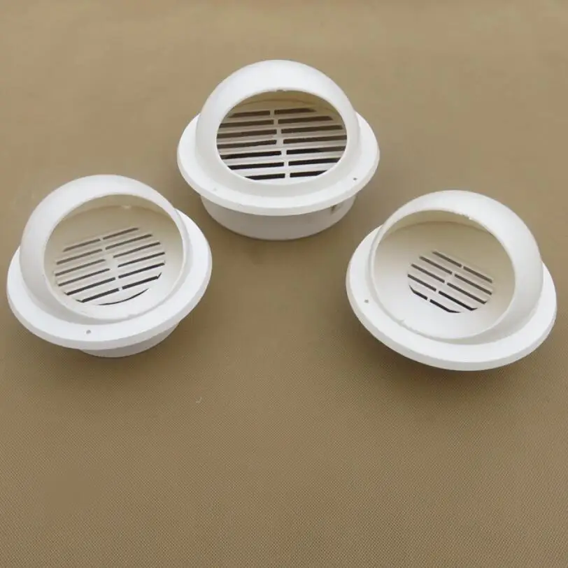 PVC With Fence Ventilating Cap Outer Wall Exhaust Vent Exhaust Breathable Windproof Bird Cover Range Hood Hood