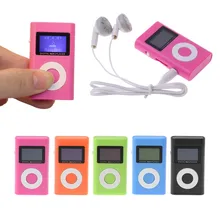 Мини ЖК-экран цифровой музыкальный MP3-плеер Спорт Путешествия пункт Поддержка TF карты