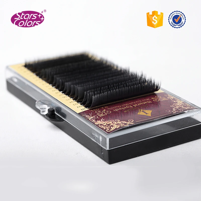 Linhas de Alta Qualidade de Vison Chicote do Olho 7 para 15mm Bandejas Tamanho 20 Sintético Cílios Individuais Naturais Falso Maquiagem 5 – Lot Mix