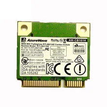 SSEA для Azurewave AW-CB161N беспроводной Realtek RTL8821AE 802.11a/b/g/n/ac 2,4/5,0 ГГц WiFi Bluetooth 4,0 карта