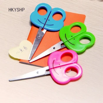 

HKYSHP Japan and South Korea stationery cartoon frog student scissors children's handmade scissors school office supplies