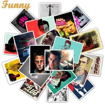 

25pcs Fight Club Stickers Classic Movie for Skateboard Motorcycle Luggage Sticker Fashion Decals DIY Stickers