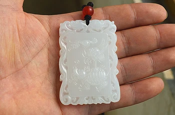 

Kunlun jade natural jade pendants champion Afghanistan sign pendant necklace pendant domineering men