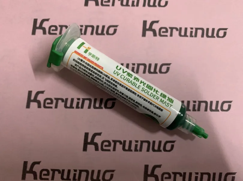 

10cc UV CURABLE SOLDER MAST HST Green Oil PCG BGA Special Green Oil Light Curing Welding Resistance Green Oil 10cc
