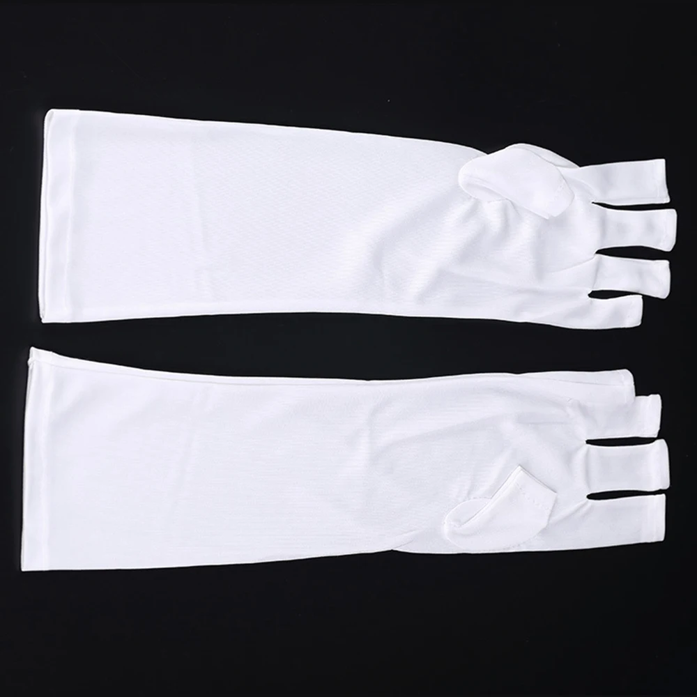 3 пары 41 см длинный размер ультрафиолетовая лампа радиационная защита анти УФ перчатка опора для рук защитное покрытие для маникюра леверт ногтей перчатки