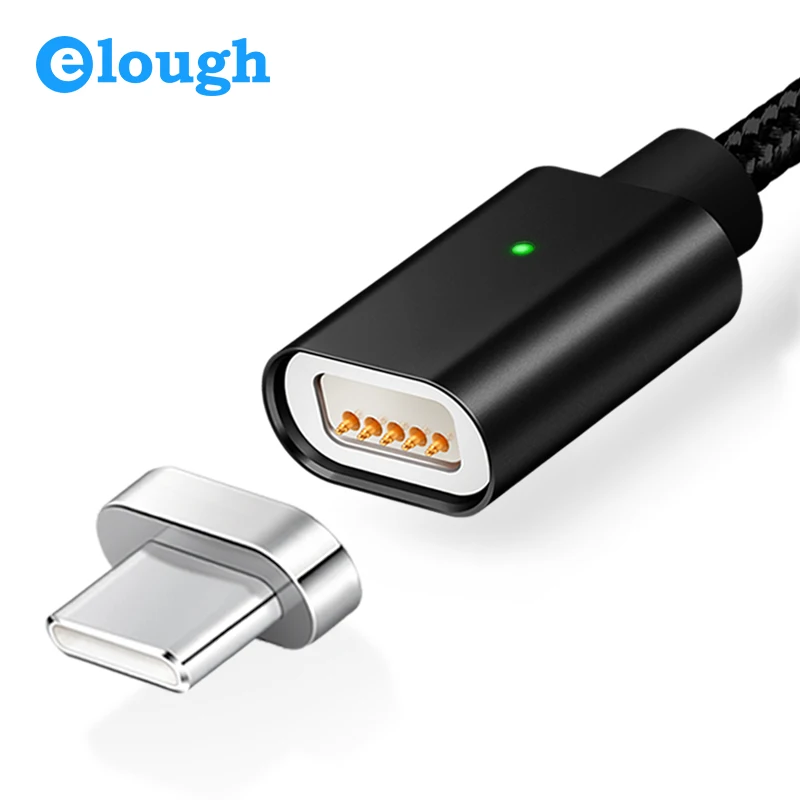 

Elough E04 Magnetic Charger Cable For Apple iPhone 5 5s 6 6s 7 Plus Phones Fast Charge Max 2.4A Nylon Magnet Charger Cables Wire