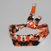 Оранжевый черный белый бейсбольный Софтбол головной галстук DIY Новорожденный ребенок девочки бант ободок с бантом заячьи кроличьи уши повязка для волос