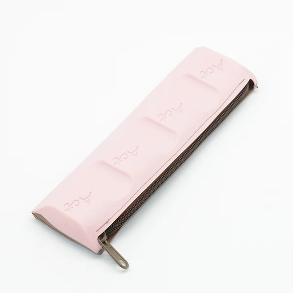 Pink Школьный чехол-карандаш для шоколада милый Etui Estuche Escolar Kawaii Trousse Scolaire Stylo Kalem Kutusu силиконовый чехол для ручек - Цвет: Pink