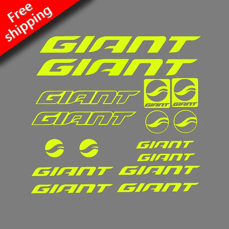 

GIANT Road bike MTB Mountain Bike cycling Frame paint protection vinyl decal GIANT DIY Frame Reflective sticker