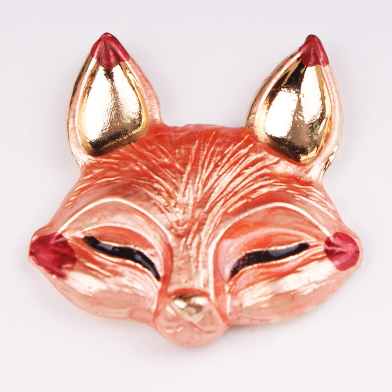MF777 хорошее качество кролик лиса кошка металлические 18 мм кнопки для оснастки ювелирный браслет для женщин девочек