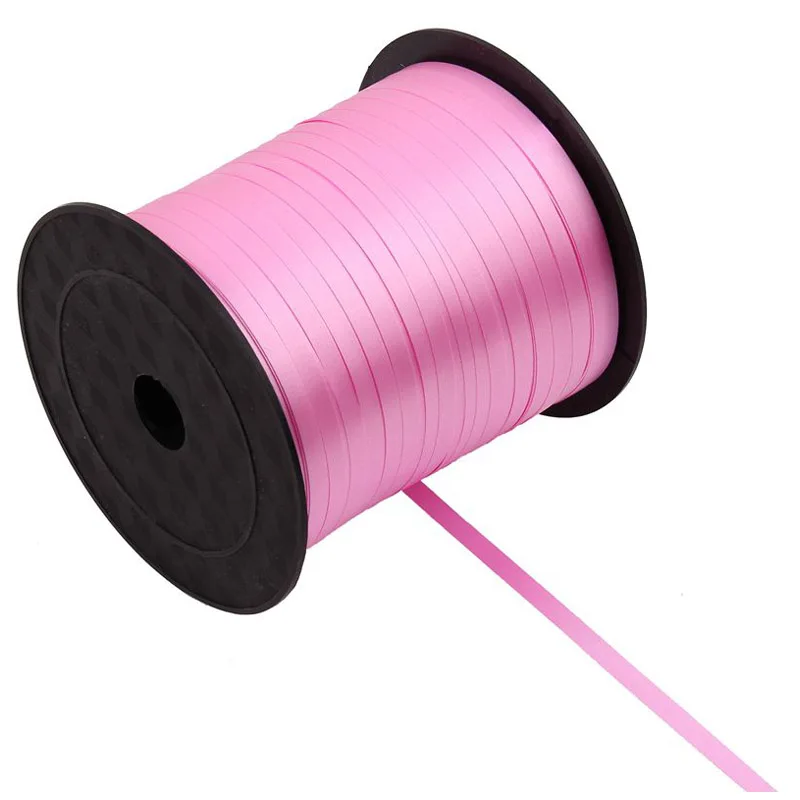 1 Roll Balloon Ribbon 225m 5mm for Wedding Party pinkin Ribbons from