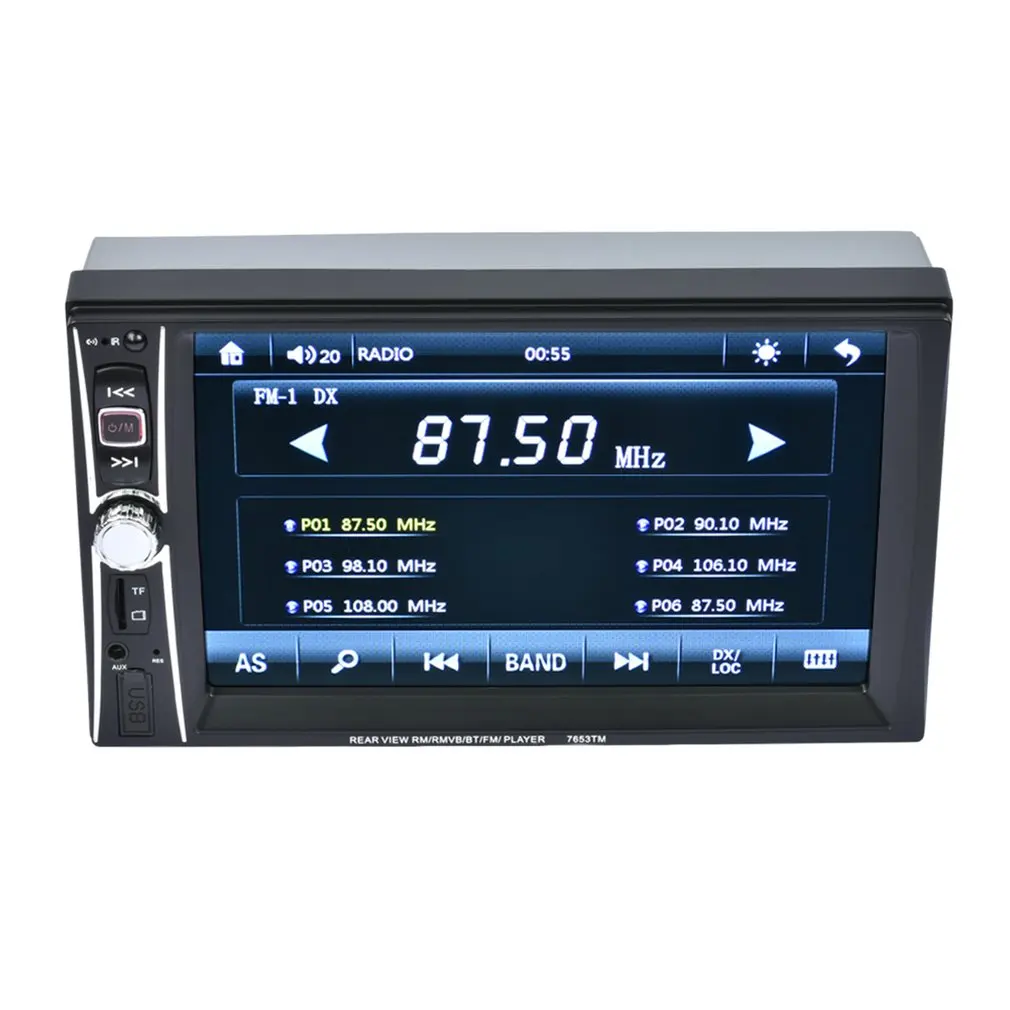 Professional Double Din Car Radio Mp5 Player 7 inch Touch Screen