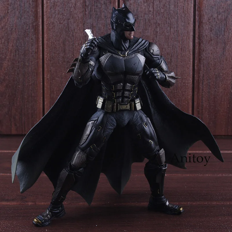 DC Justice League Batman Tactical Suit Ver. PVC Play Arts Kai Action Figure No.1 - 25cm Collectible Model Toy image 3