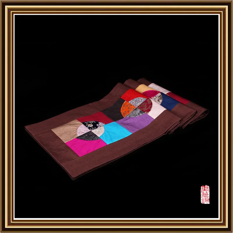 The new high-end European-style decoration stitching tablecloths tablecloths table runners The new high-end European-style decoration stitching tablecloths tablecloths table runners