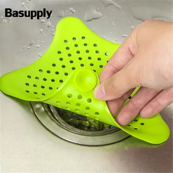1Pc Sewer Outfall Strainer Sink Filter Anti-blocking Floor Drain Hair Stopper Catcher Kitchen  Accessories Bathroom Products