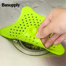 1Pc Creative Star Sewer Outfall Strainer Bathroom Sink Anti-blocking Floor Drain With 5 Sucker Kitchen Gadget Bathroom Accessory 1Pc Creative Star Sewer Outfall Strainer Bathroom Sink Anti-blocking Floor Drain With 5 Sucker Kitchen Gadget Bathroom Accessory