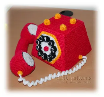

crochet toys amigurumi handmade rattle phone number JSZ009