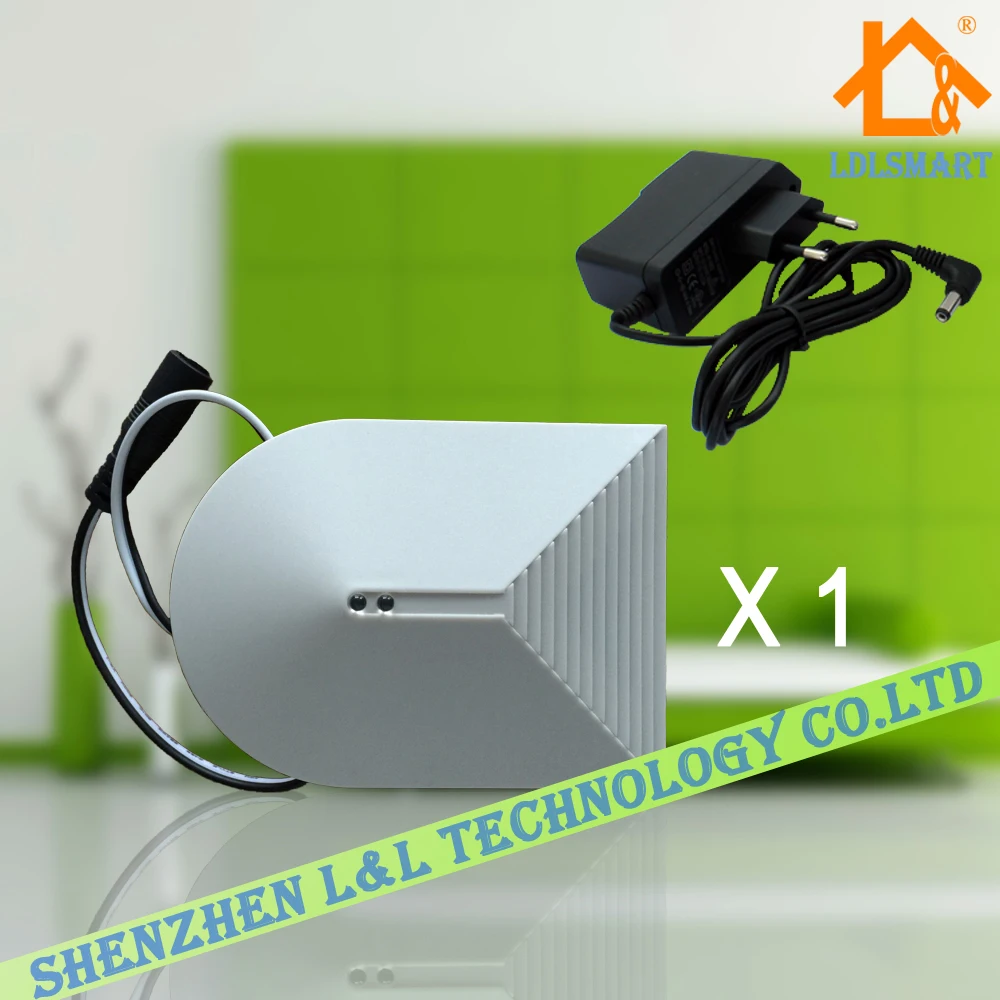 

1 piece Wireless Glass Break Detector accessories for 433Mhz gsm alarm system with power supply