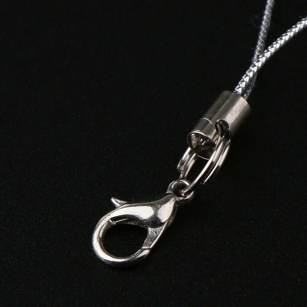 MagiDeal 20pcs Polyester Lanyard Charm Dangle Pendant Rope Cord for Mobile Phone Keys Findings Supplies