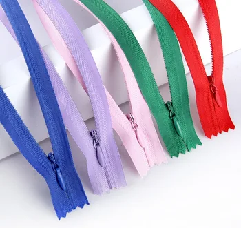 

100pcs 25cm Mix Color Nylon Coil Zippers Tailor Sewing Tools Garment Accessories can CSV