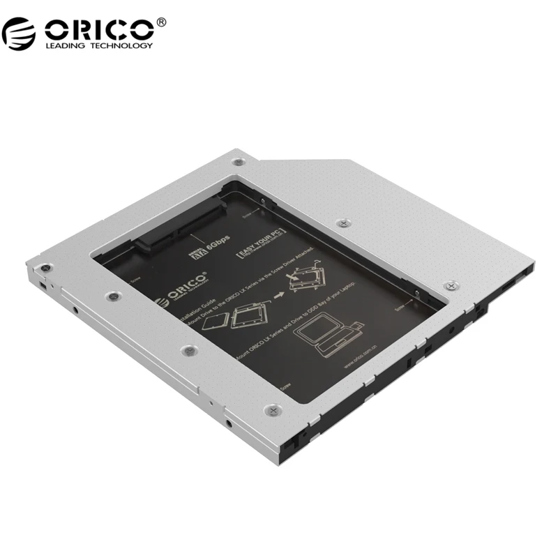 

ORICO L95SS CD-ROM Space SATA to SATA III Hard Disk Drive 2.5 Internal HDD Caddy Enclosure for Laptops