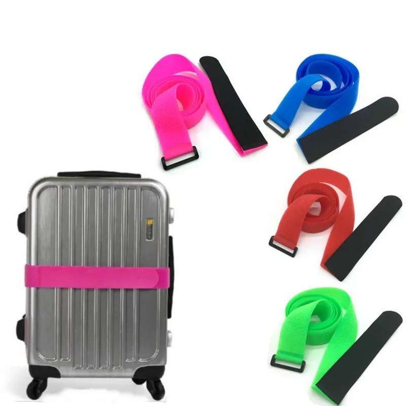 Magic Tape 2pcs 5cm *200cm Adjustable Nylon Travel Luggage Tape Luggage