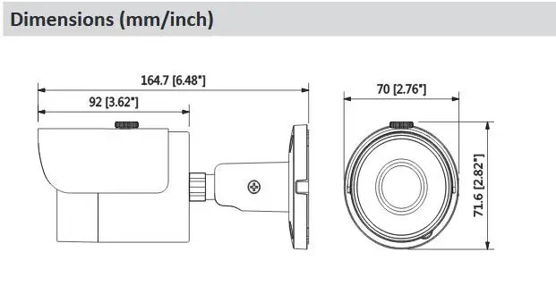 Original IPC-HFW1431S 4MP WDR Mini Bullet IP Camera POE H.265 IR 30m IP67 Replace IPC-HFW1320S Outdoor Network Camera with logo