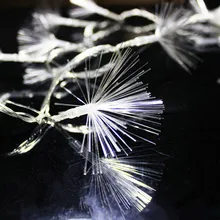 10 м 80 светодиодный волоконно-оптический свет для рождества/свадьбы/Пасхи/Хэллоуина/сада/окна/украшение-Гирлянда для вечеринки-белый