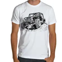 Летняя Стильная мужская футболка Jeep Off Road Fan YJ 1st Gen, футболка Dirt Rally, много цветов, S-3XL