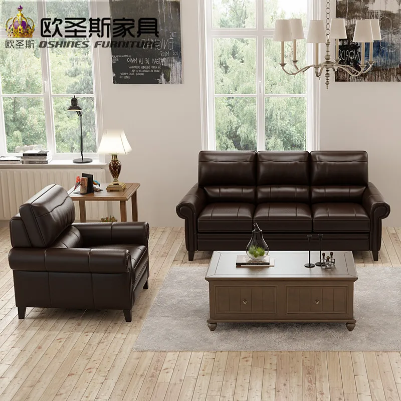 Chocolate Chesterfield Sofa American Style Italian Top Grain Chocolate Chesterfield Sofa American Style Italian Top Grain Leather Factory Direct Furniture Prices F69a In Living Room Sofas From