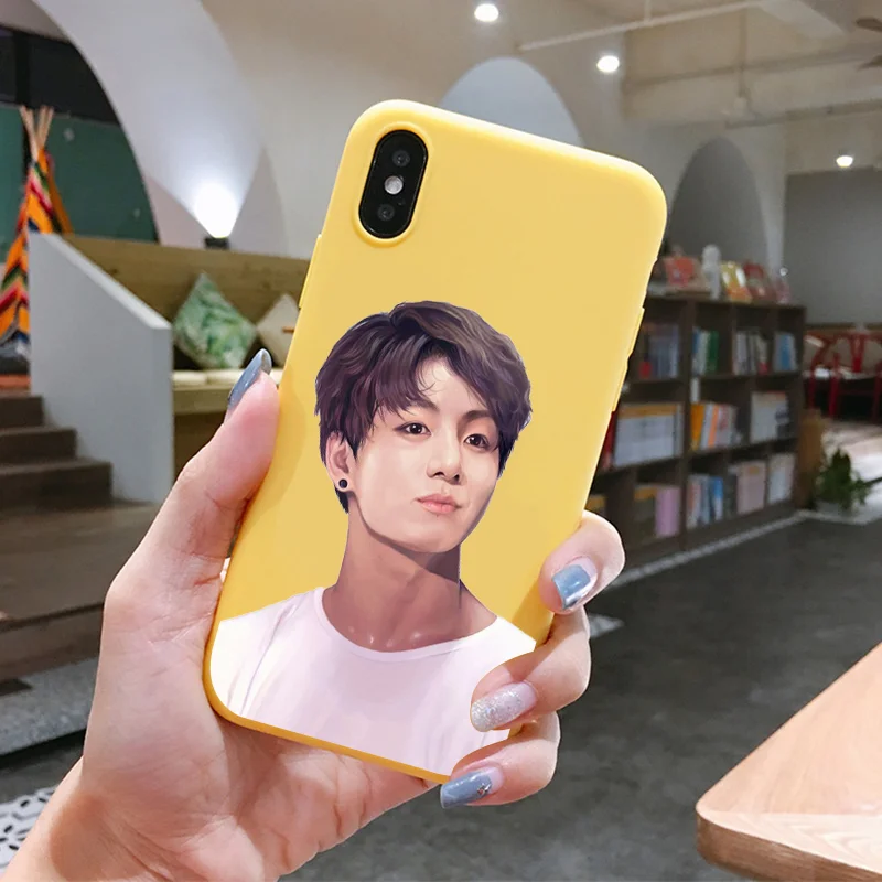 Чехол для телефона EUPHORIA JUNGKOOK Run Ep для iPhone 6S 8 6 Plus XS, силиконовый чехол для телефона iPhone X 7 Plus XS Max - Цвет: Y-1664