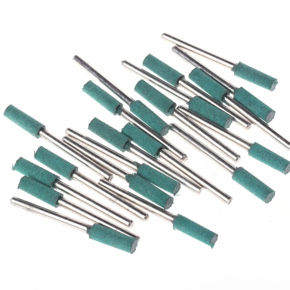 ZFE 4mm Dia Rubber Bur Column Rubber Buffing Wheel Polishing For Dremel