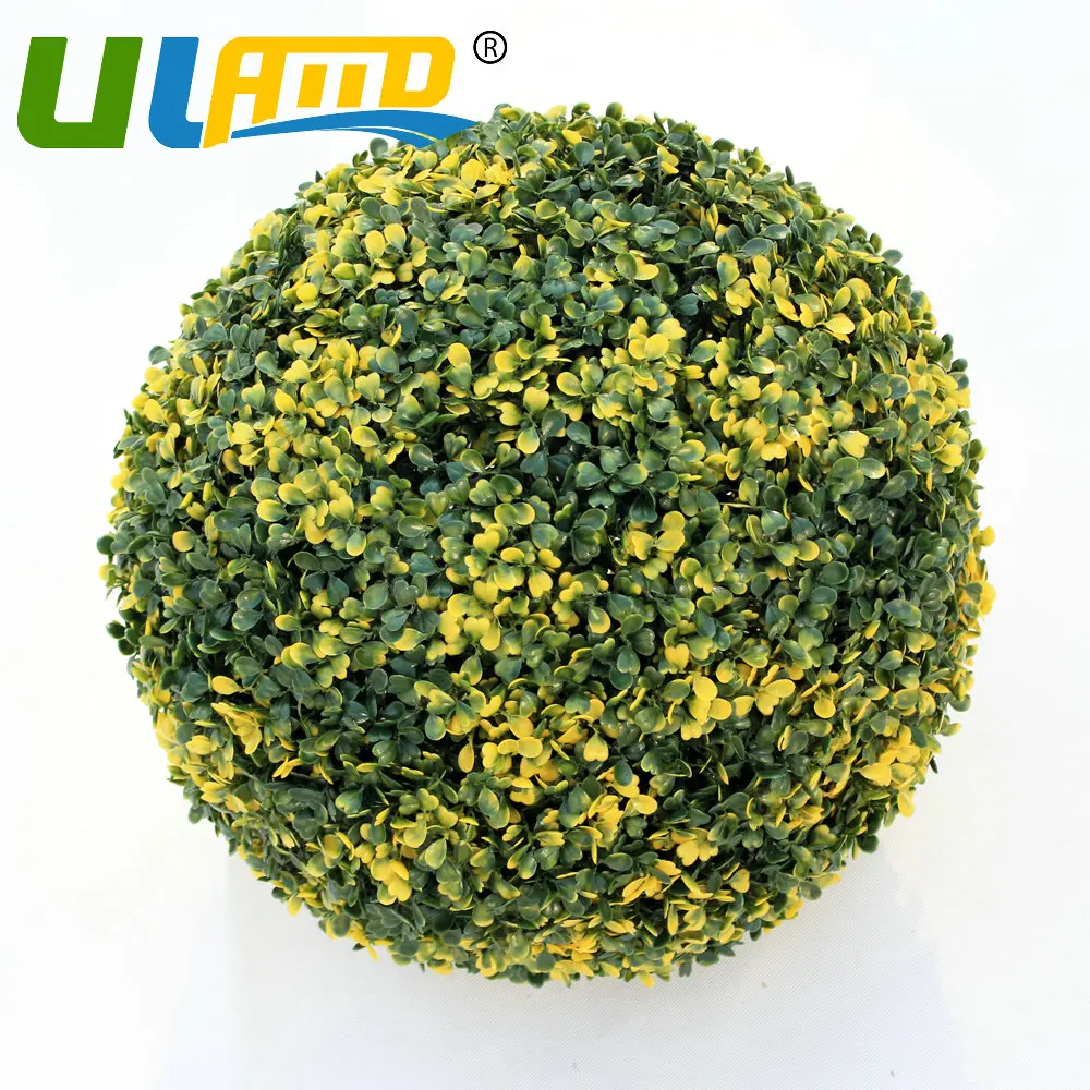 28cm artificial grass ball topiary boxwood kissing ball wedding garden
