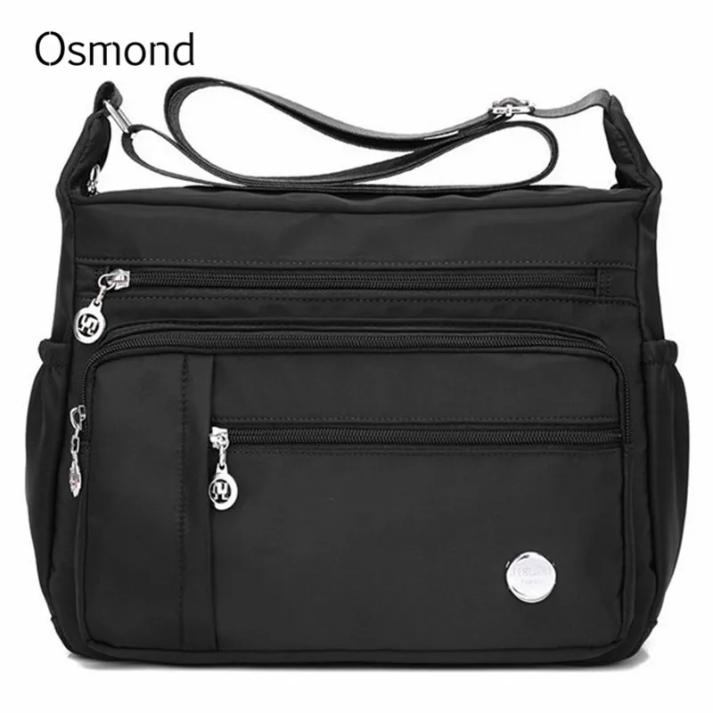 

Omsond Women Shoulder Bag Brand Waterproof Nylon Handbag Ladies Casual Crossbody Bag High Quality Travel Messenger Bags Bolsas