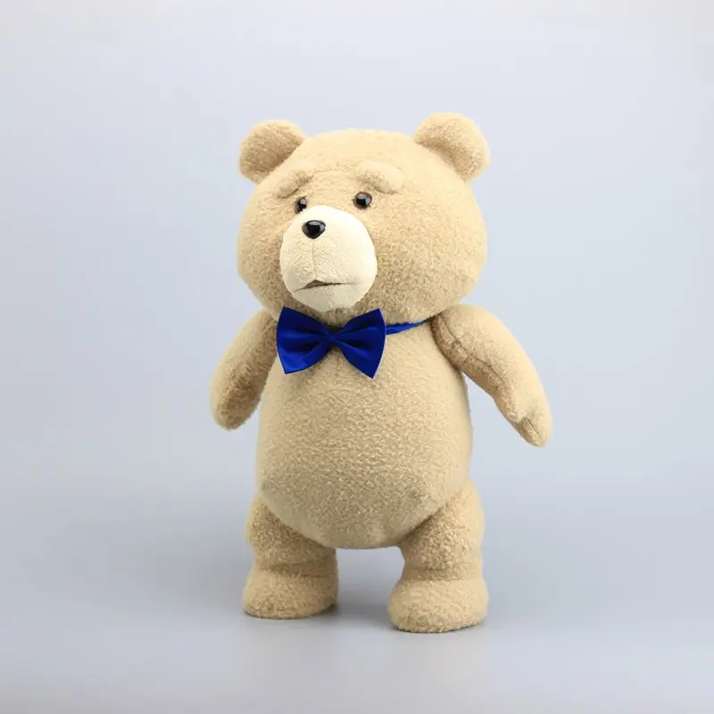 1" 45 см плюшевый мишка TED плюшевые игрушки с голубым галстуком пират плюшевый мишка мягкие куклы игрушки подарки для детей