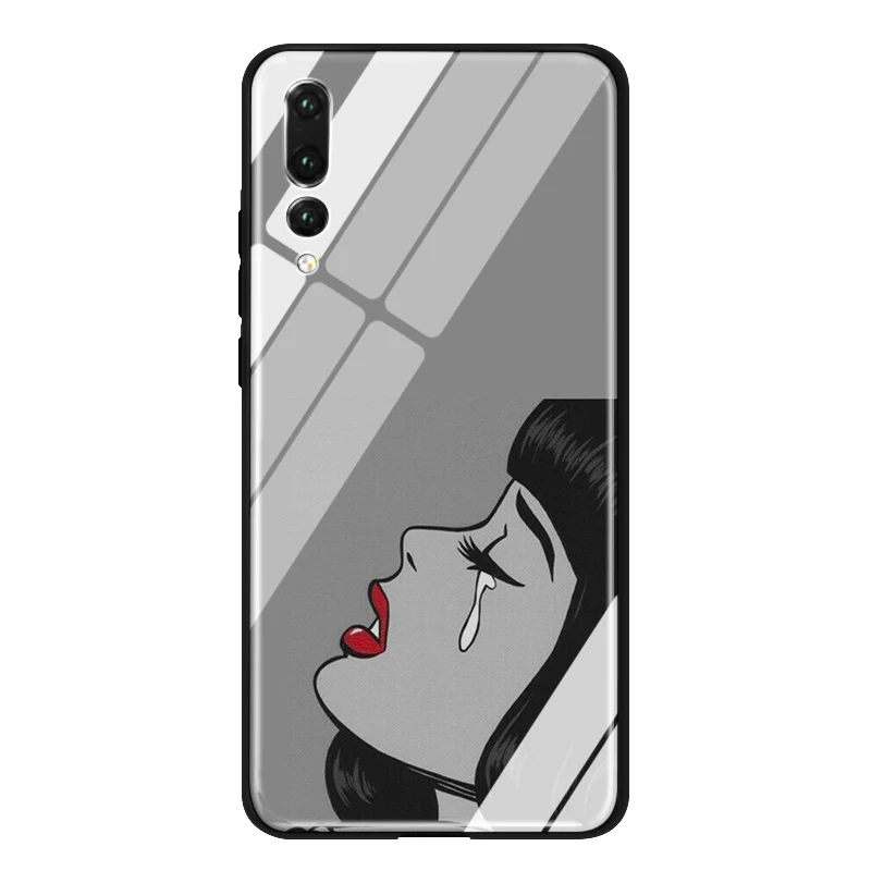 Lavaza pop art comic glass TPU чехол для huawei mate 20 P10 P20 P30 Y6 Y9 P smart lite Pro - Цвет: TG4